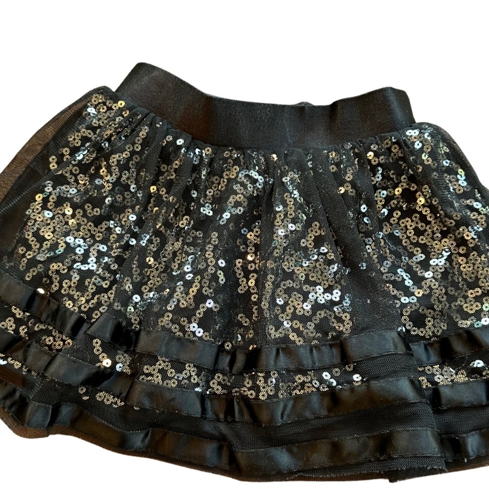 HP! Girls sz 6 Black Sequin Skirt